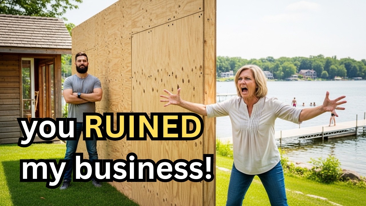 HOA Karen Tried to Profit Off My Lake — So I Permanently Blocked Her View!