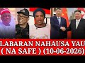 BBC Hausa 11/06/2026 Yau (10/06/2026) NA DARE YAU Labarai Masu Zafi