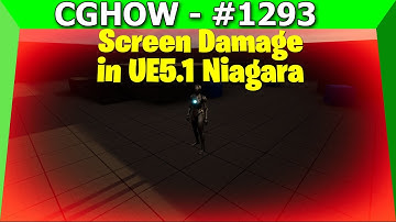 How to Create Screen Damage FX in UE5 Niagara - Preview