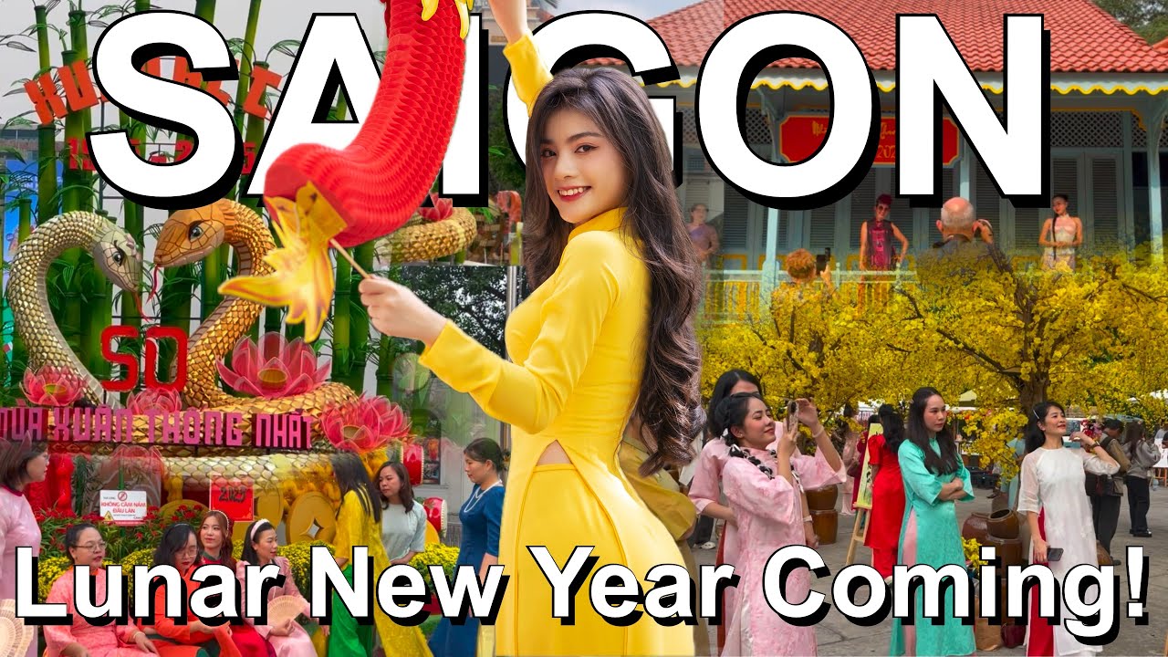 Lunar New Year is coming to Saigon! 🇻🇳 Vietnam 2025