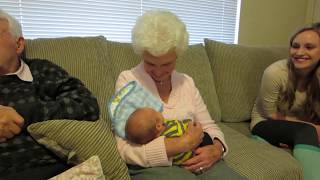 Grandma Meets Her Grandson!