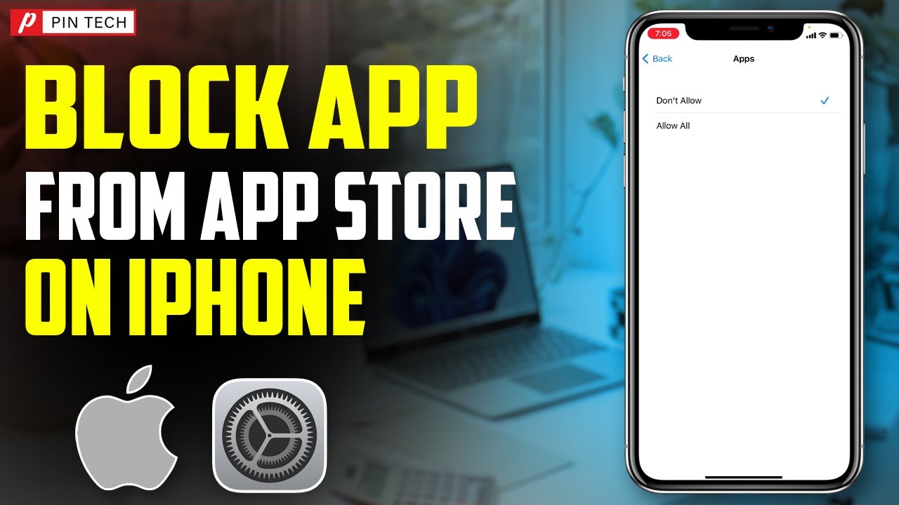 how-to-block-any-app-from-app-store-on-iphone-pin-tech-youtube