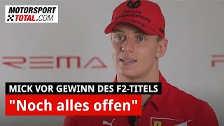 Interview: Mick Schumacher vor Gewinn des Formel-2-Titels 2020