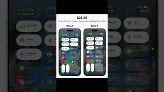 iOS 26 bêta 2 fixes control center design bu adding more blur