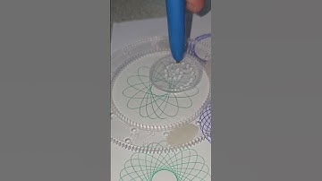 How many spirals did I draw #spirograph #art #drawingchallenge #spirography #asmr