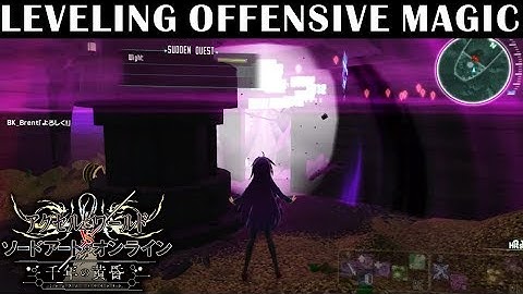 Leveling Offensive Magic Skills - Accel World vs Sword Art Online