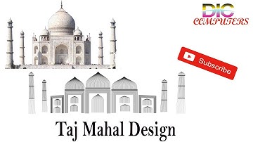 Taj Mahal Desing corelDraw X7