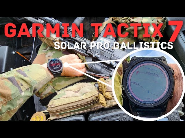 Garmin tactix® Delta Solar - Ballistics Edition Smartwatch