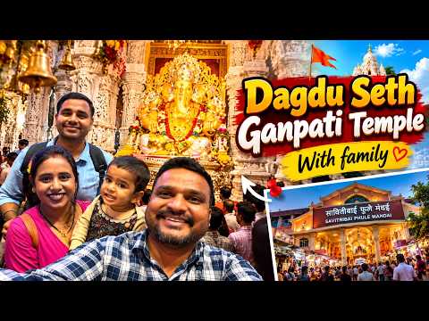Dagdu Seth Ganpati Temple | Pune Vlog | Vlog #002 | 😎😊🎊🎉🎁