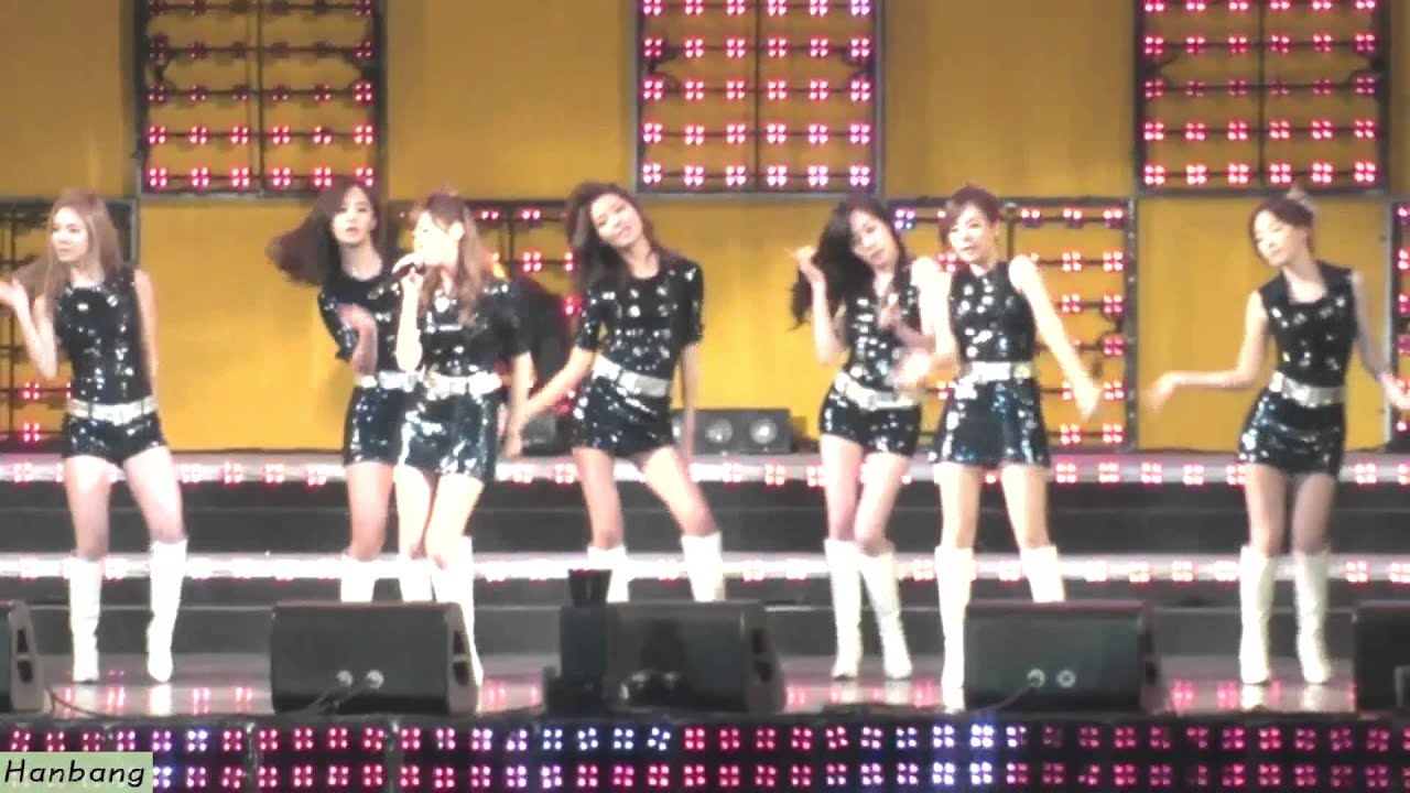 SNSD - 111001 TBS Happy Concert Run Devil Run, Ment by Hangbang