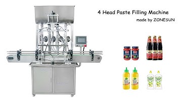 How to use ZS-YT4T-4P Automatic 4 Heads Paste Filling Machine