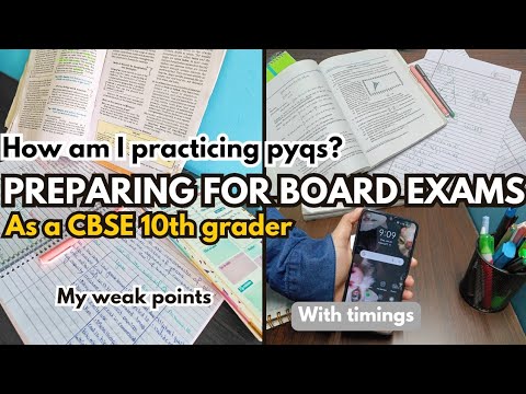 preparing for board exams next month as a CBSE 10th grader#study - YouTube