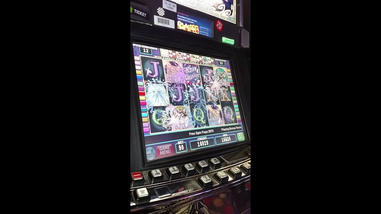 EPIC & HUGE Kitty Glitter Slot Machine Bonus Win! Several retriggers