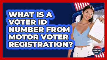 What Is A Voter ID Number From Motor Voter Registration? - First Time Voter Expert