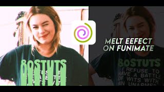 Text melt effect on funimate! Wealth