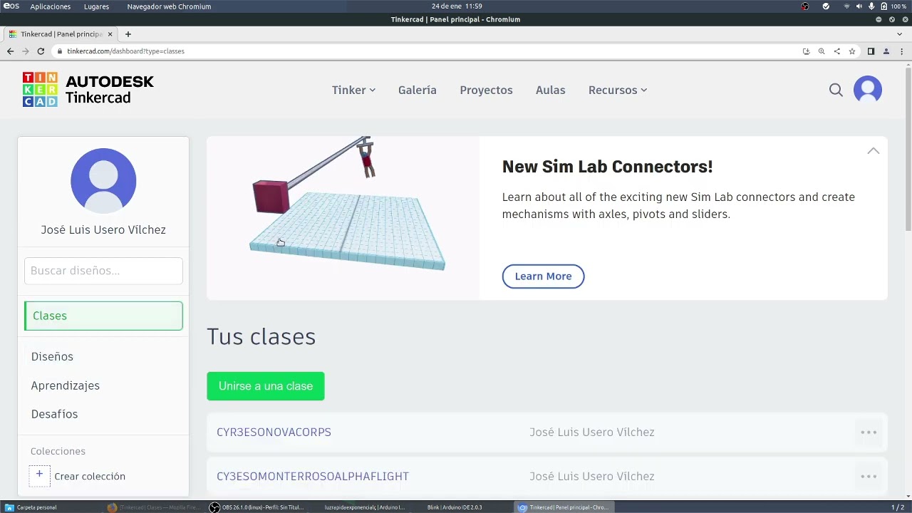 UD04 Act2 Bucles en Arduino LED parpadeante Tiburón NOVACORPS CYR 3ESO MONTESTEAM IES Monterroso