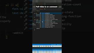 Menu Hover Glow Using HTML and CSS #css #popular #shorts #html