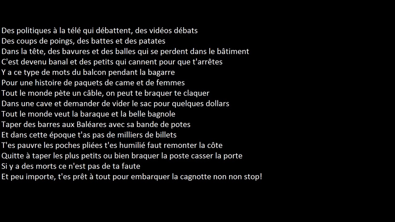 Paroles De Bigflo Et Oli ça Va Trop Vite