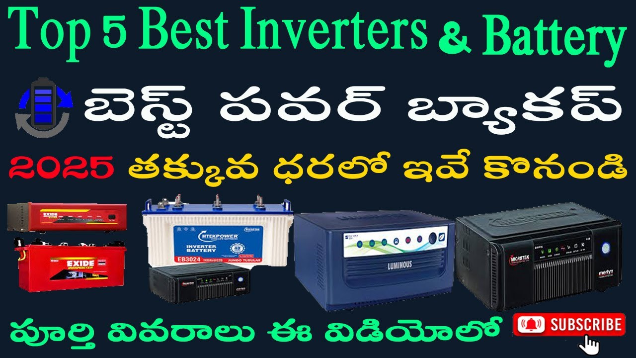 “Top 5 Inverter + Battery Combos in India 2025 – Best Picks ...
