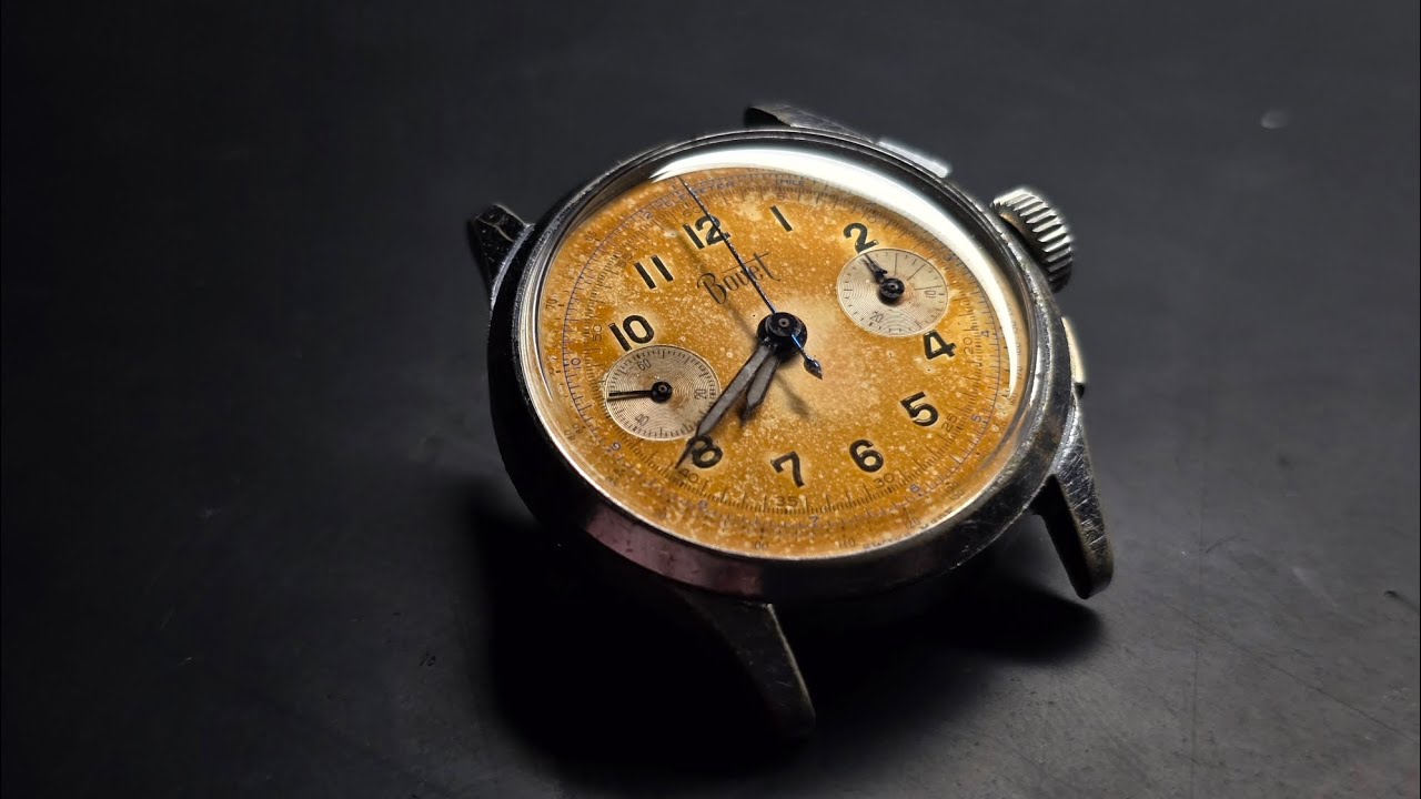 Bovet Chronograph, cal. Landeron 148. Repaired, serviced.