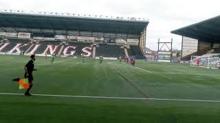 CIty of Liverpool vs Runcorn Linnets. Naim Arsan hits the crossbar from a free kick!!!