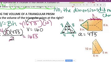 11-4 Volume of Prisms & Cylinders