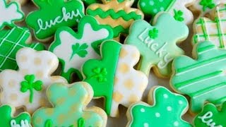 How To Decorate Lucky Shamrock Cookies For Saint Patrick's Day