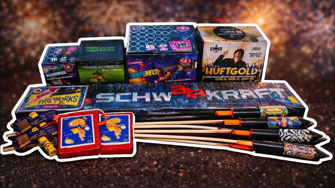 BUNTE MISCHUNG Feuerwerkskörper ANZÜNDEN! | mit IKKE HÜFTGOLD?!
