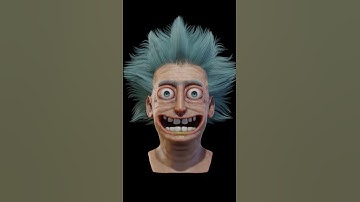 Rick Sanchez #rickandmorty #3d #zbrush #blender