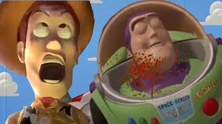 Woody and Buzz Try To Stay Alive in Sid's House