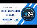 Diclofenac Injection 25 mg/mL | Complete Pharmacology, Dose, Uses & Side Effects
