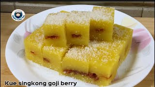KUE SINGKONG GOJI BERRY / CASSAVA CAKE