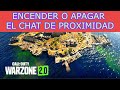 Warzone 2.0 Cómo Desactivar o Activar el chat de voz de Proximidad, pc, ps4, ps5, xbox one series sx