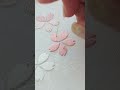 カクイチを使用して桜の刺繍🪡 #日本刺繍