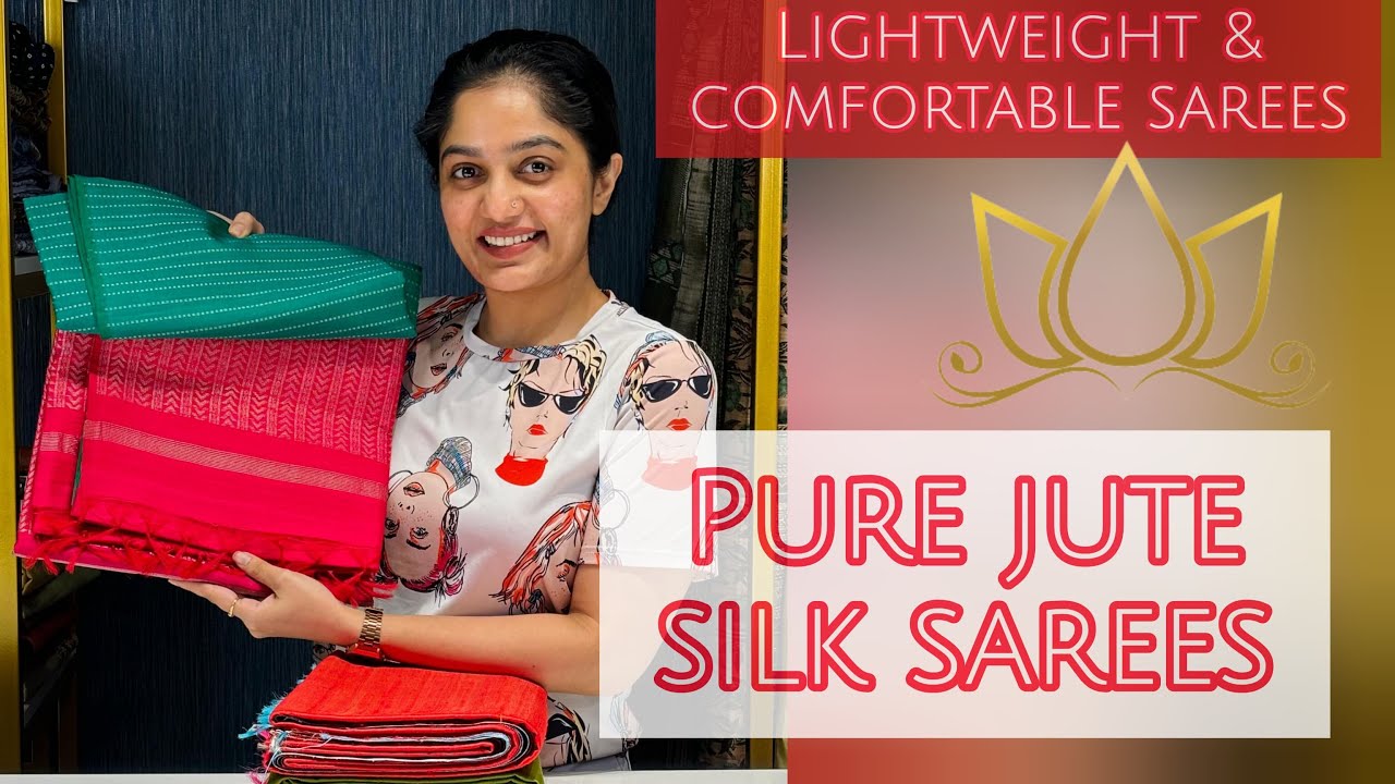 Pure Jute Silk Sarees || Kanchivaram by Arya 