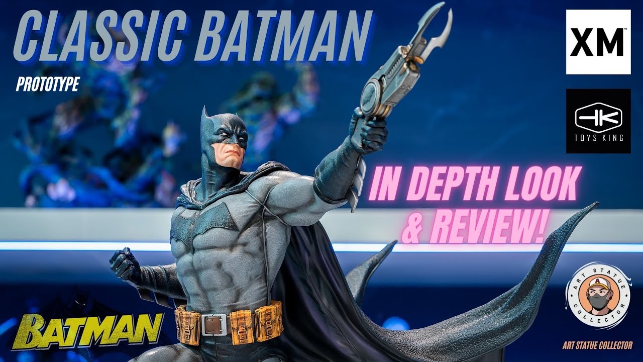 1/4 and 1/6 Scale Classic Batman [prototype] In Depth Look