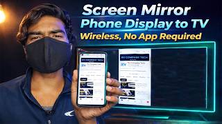 How to Mirror Phone Display to Android TV | Phone Display Wireless Mirror to TV