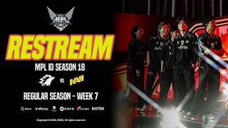 RESTREAM ONIC VS NAVI - MPL INDONESIA WEEK 7 SEASON 18