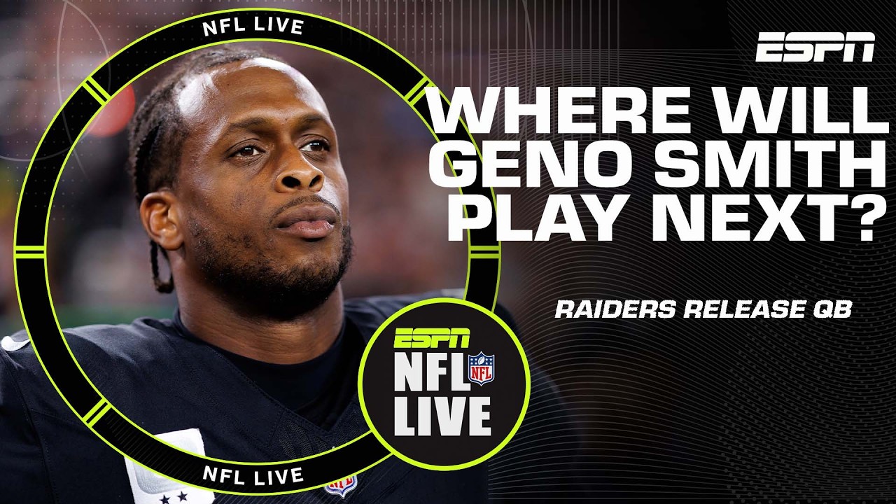 🚨 The Raiders release QB Geno Smith 🚨 | NFL Live