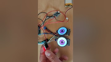 ESP32 with two GC9A01 eyes. 2/3