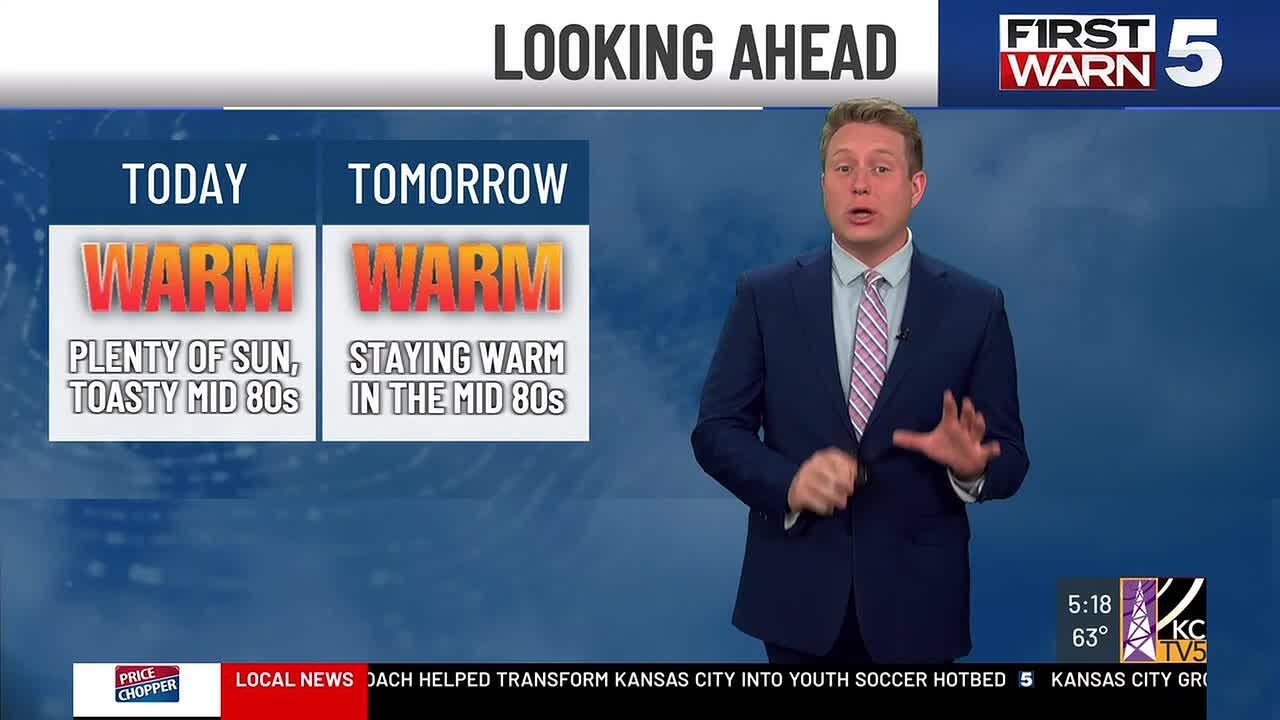 First Warn Forecast: Summer feel for Memorial Day, rain chances back ...