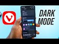How to Switch To Dark Mode in Vivaldi Browser