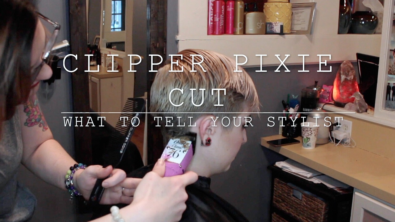 Clipper Pixie | How my hairdresser does it