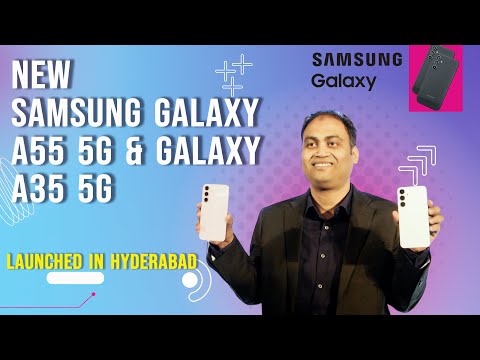 Samsung Galaxy A55, Galaxy A35 with OLED displays Launched In Hyderabad | Hybiz tv