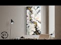 "Aphrodite" Massive GAC Magic fluid art painting | Drama and movement!