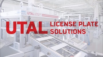UTAL Automated production line for blank number plates