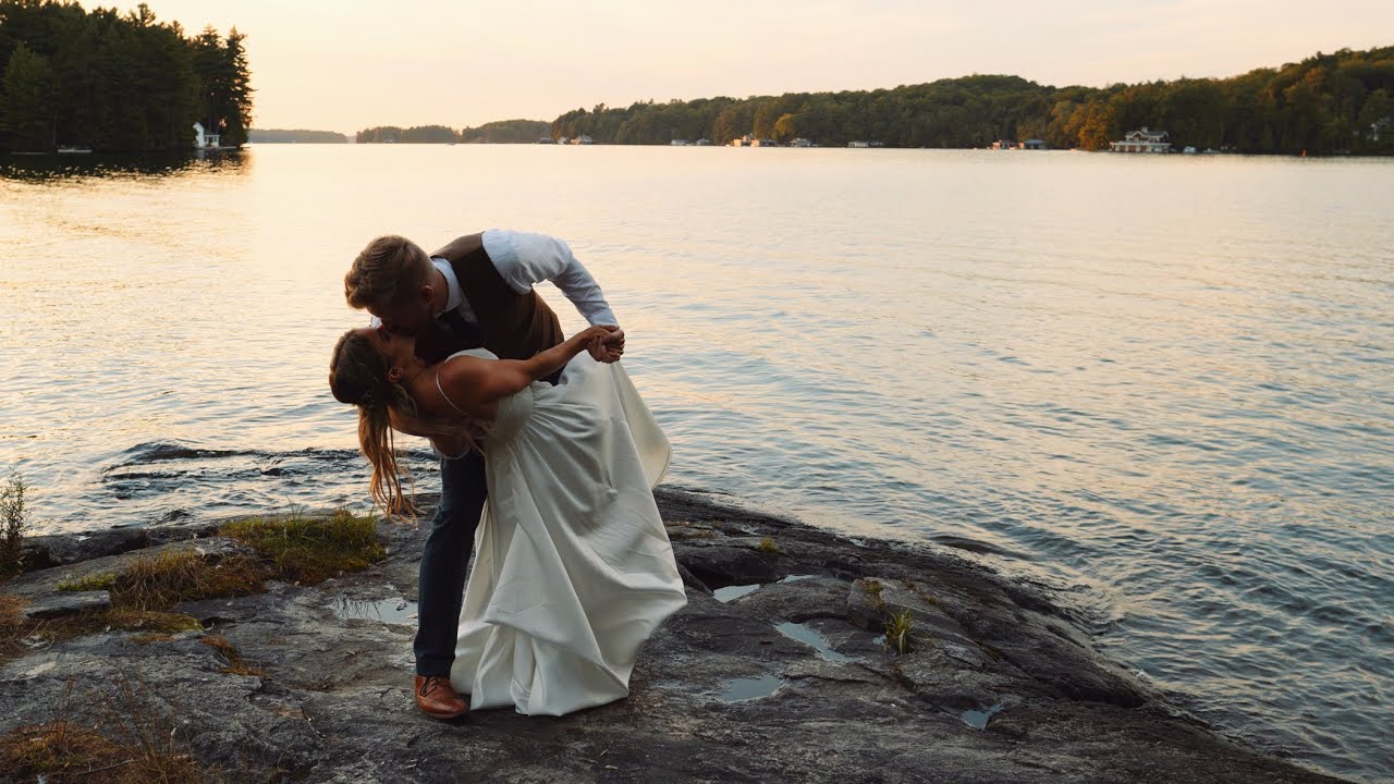 Woodland Destination Wedding at the Sherwood Inn on Lake Joe, Muskoka, by Outside In Studio, Toronto Wedding Videographers.