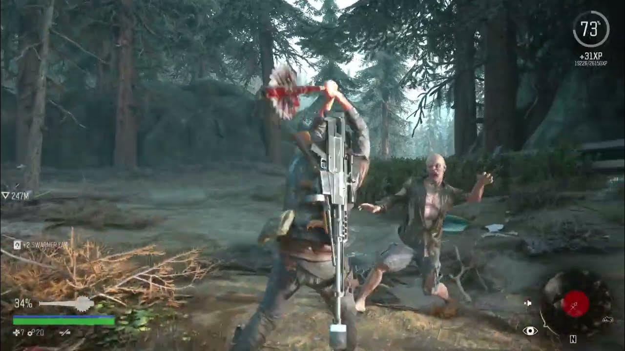 Baseball Bat Axe vs Swarmer Clearing Infestation Days Gone YouTube