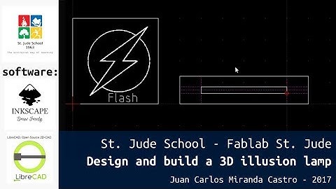 St. Jude School - Tutorial - Lamp for phone - Using Inkscape and Librecad