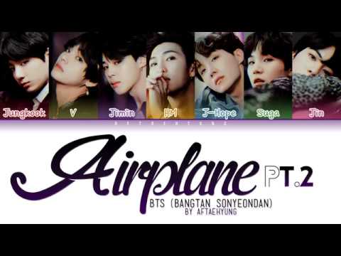 BTS    Airplane pt2 Color Coded LyricsHanRomEng